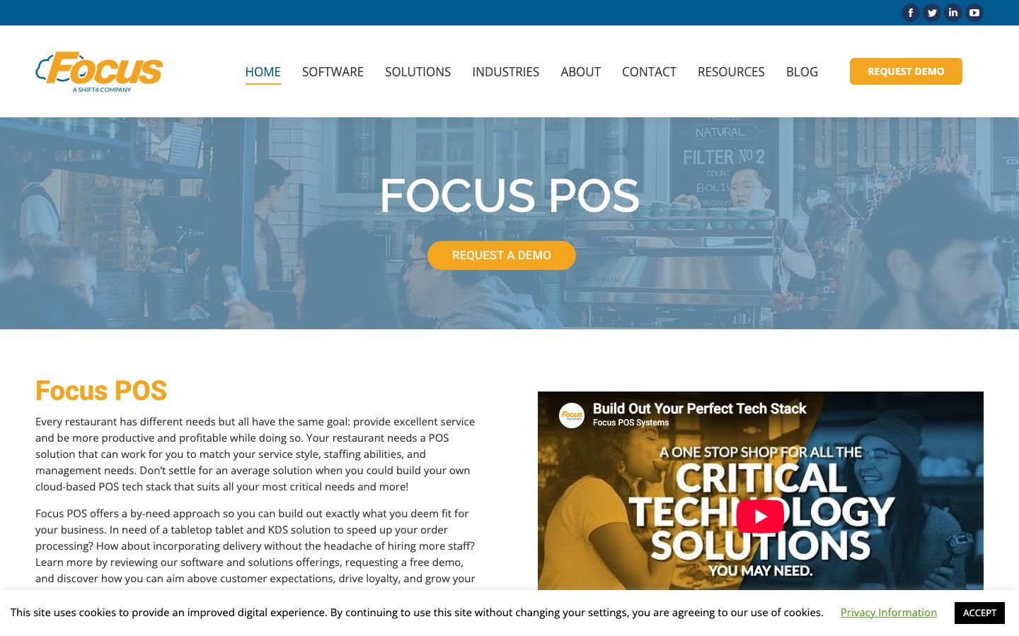 Focus POS screenshot 1