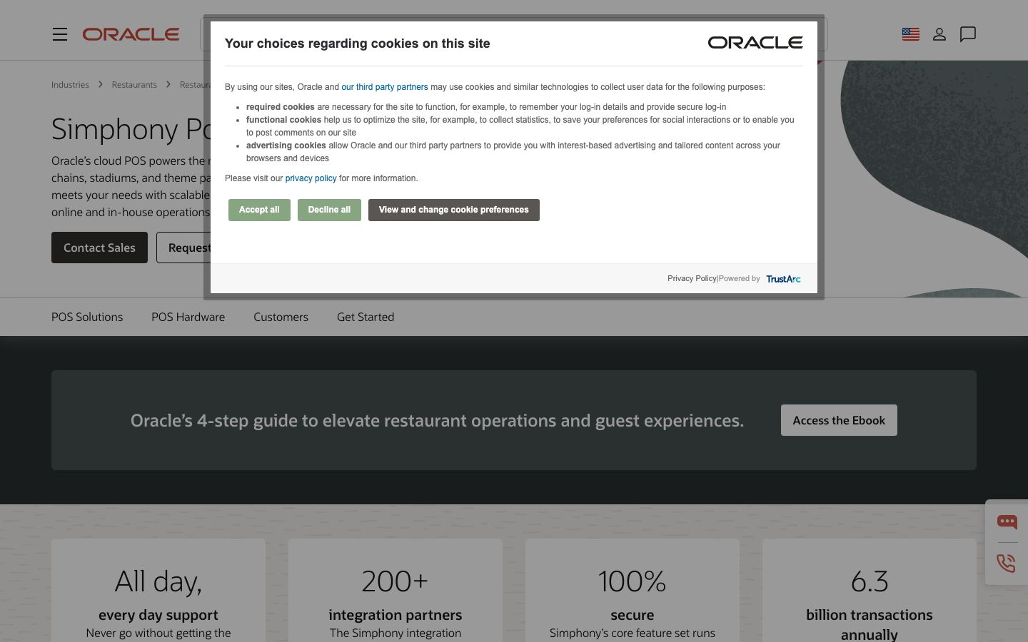 Oracle Simphony screenshot 1