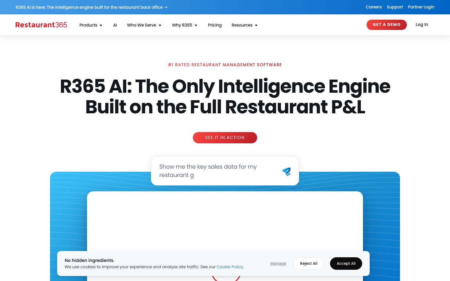 Restaurant365 screenshot 1