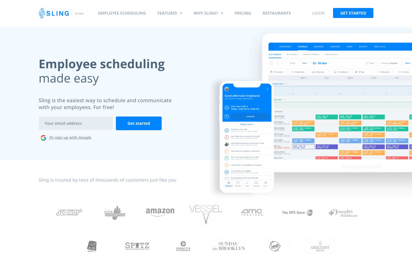 Sling screenshot 1